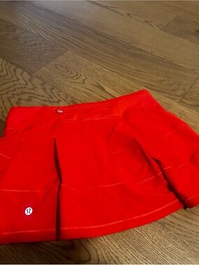 lululemon athletica Red Performance Skort